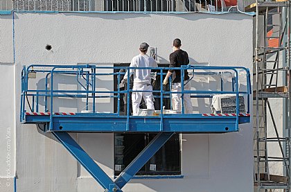 Fassadensanierung, Vollwärmeschutz, Trockenbau